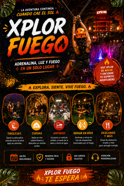 Tour Xplor Fuego con Transporte