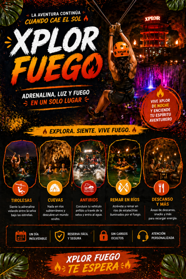 Tour Xplor Fuego con Transporte