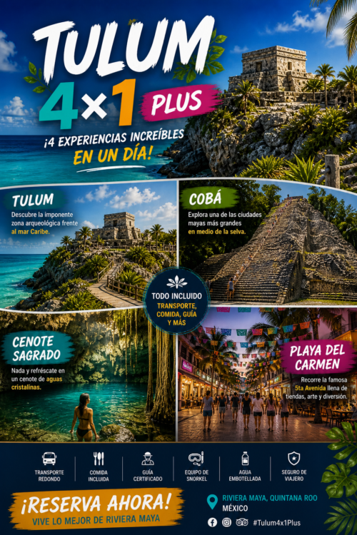 Tulum 4x1 Plus - Todo Incluido