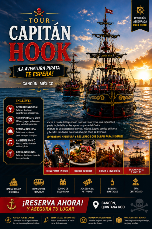 Capitan Hook – Show EN VIVO Barco Pirata